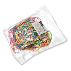 
          Резинки для денег банковские 70 мм, Alingar, 100 гр, цветные, зип - пакет, европодвес