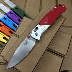 Нож Benchmade 535 Алюминий + G10 кастом - красный G10