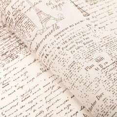 Пергамент флористический/для цветов «Газета», 0,5*0,7 м, 5 листов