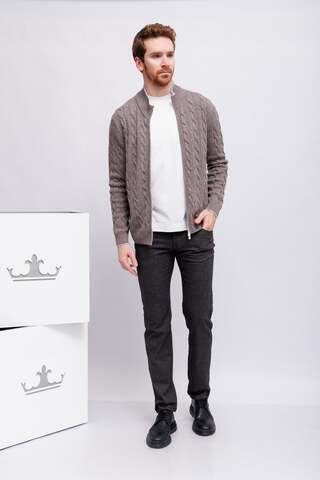 GRAN SASSO Кардиган на молнии из шерсти с кашемиром