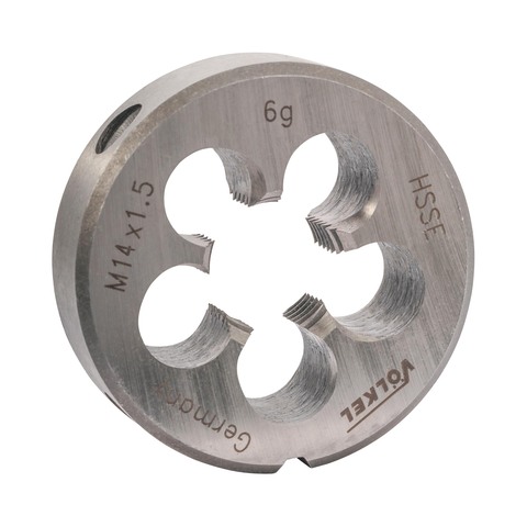 Плашка М14х1,5 DINEN22568 HSSE 6g 38х10мм Volkel 56456