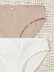 набор трусы/ уп  для девочки  К 1972-2уп/нюдовый беж,сахар