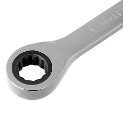 Ключ комбинированный 11 мм трещотка Matrix Professional CrV, зеркальный хром в интернет-магазине ЯрТехника