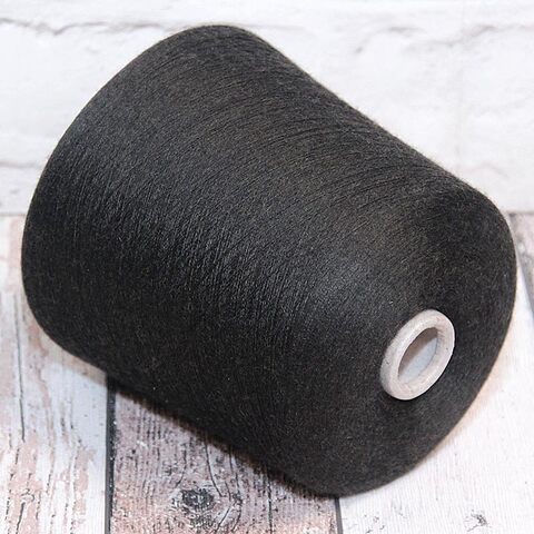 Кашемир c шелком (30%) DAFNE 2/58 зелено-коричневый