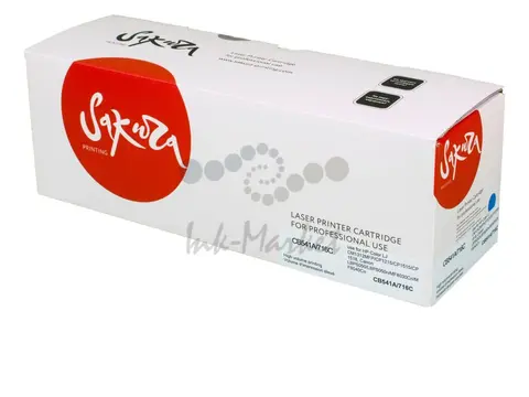 Картридж Sakura CB541A/716C для HP, Canon, голубой, 1500 к.