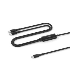 Кабель двойной Belkin BoostCharge Pro 2-in-1 140W USB-C - USB-C Braided Dual Charging Cable, 1,5м, черный