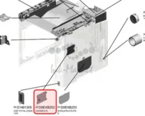 Ricoh Cover:ctl U001 original D0EXB252