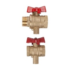 Кран латунный для термодатчика для термодатчика Ру16