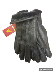 Кожа оленя. Наружний шов.На меху.Перчатки.Мужские. 5 шт в упаковке.