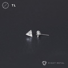 Cubic Zirconia Triangle Crystal Б/Р