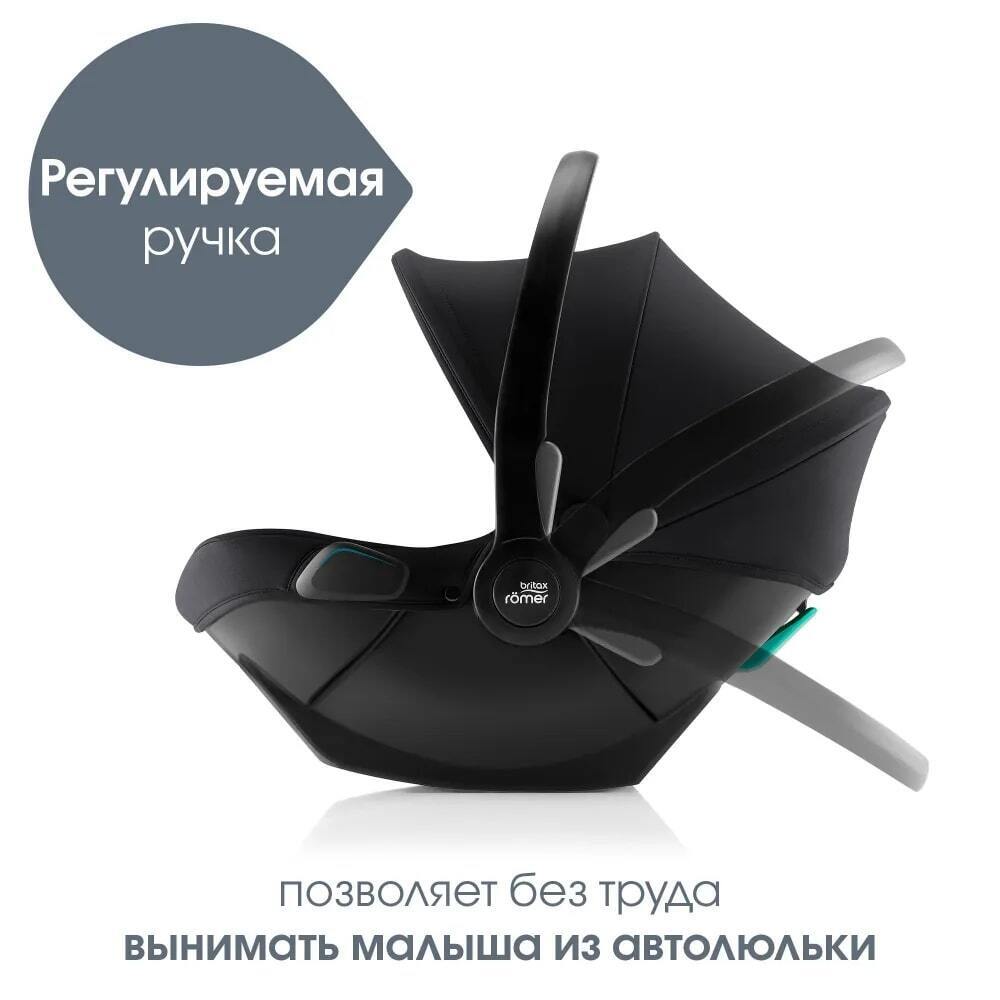 Комплект 3в1 коляска Smile 5Z, Jade Green + BABY-SAFE CORE Space Black