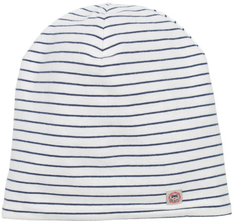 Трикотажная демисезонная шапка для девочки Sanetta