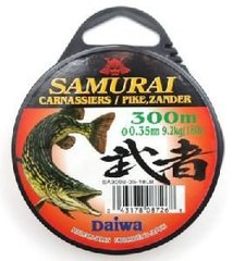 Рыболовная леска Daiwa Samurai Pike 450м 0,30мм (7,2кг) светло-оливковая