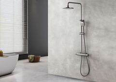 Смеситель для душа термостатический Lemark Bronx - LM3770GM