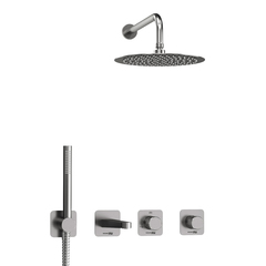 WasserKRAFT A6451.297.298.097.121.275.100.276 Встраиваемый комплект для ванны с верхней душевой насадкой, лейкой фото