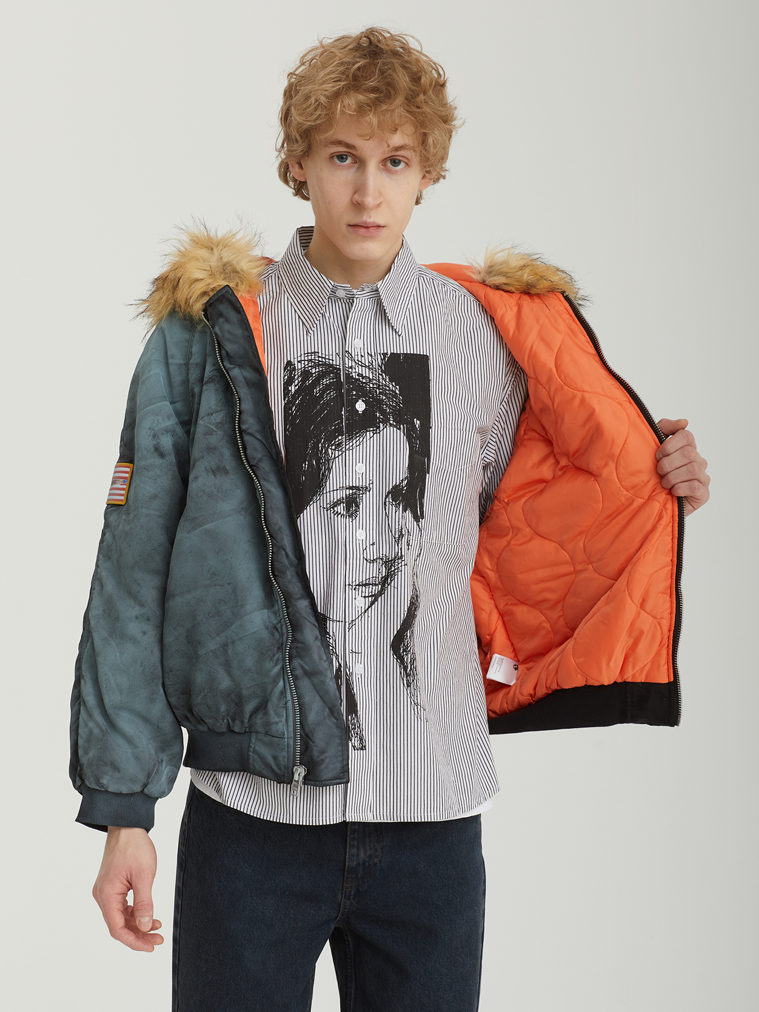 Мужская Куртка Savie Hooded Bomber Мужская Куртка Savie Hooded Bomber