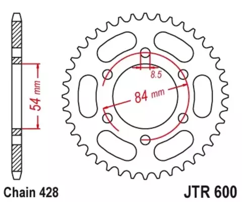 Звезда ведомая JTR600 52