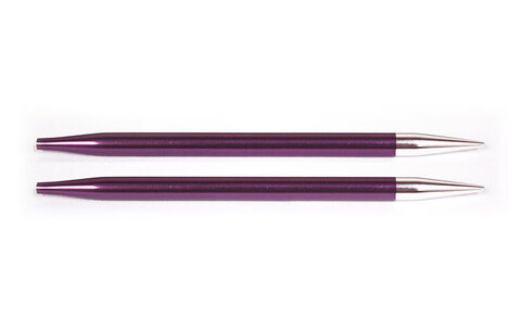 Спицы съемные укороченные (для тросика 20см) Knit Pro Zing 6мм 47527