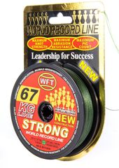 Леска плетёная WFT KG STRONG Green 250 м, 0.39 мм