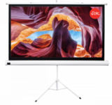 Экран для проектора S'OK SCPST-186x105 84'' 16:9 напольный, на треноге, матовый, белый