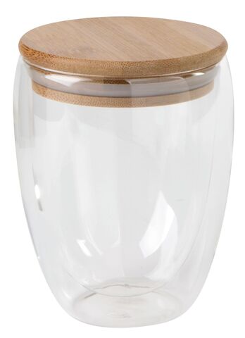 Стакан с двойными стенками BAMBOO ART M, объем ок. 350 ml