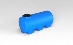 Ёмкость пластиковая пищевая ЭкоПром H 750 л. горизонтальная (76x175x84см;синий) - арт.555235