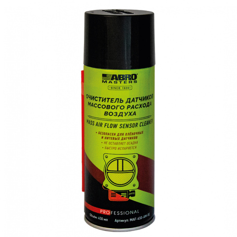 Очиститель датчиков массового расхода воздуха ABRO MAF-450-AM-RE
