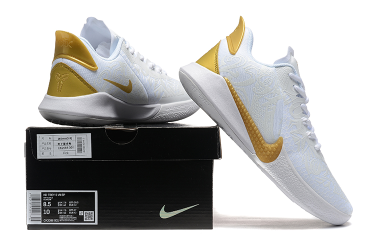 Kobe 10 white and gold top