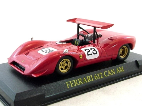 Ferrari 612 Can Am 1968 #23 red 1:43 Eaglemoss Ferrari Collection #63