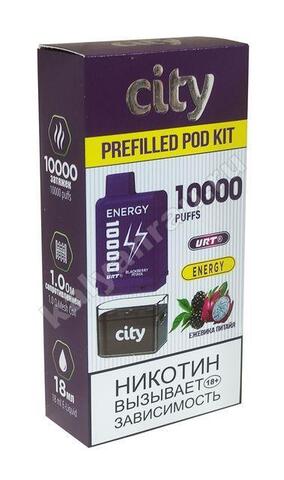 City Energy POD Kit Ежевика Питайя 10000 затяжек