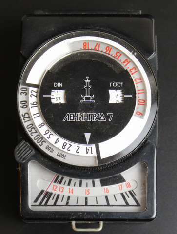 Фотоэкспонометр СССР 1979 г. Ленинград 7. Знак качества. В футляре XF