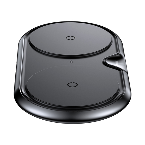 Беспроводное зарядное Baseus Dual Wireless Charger Black