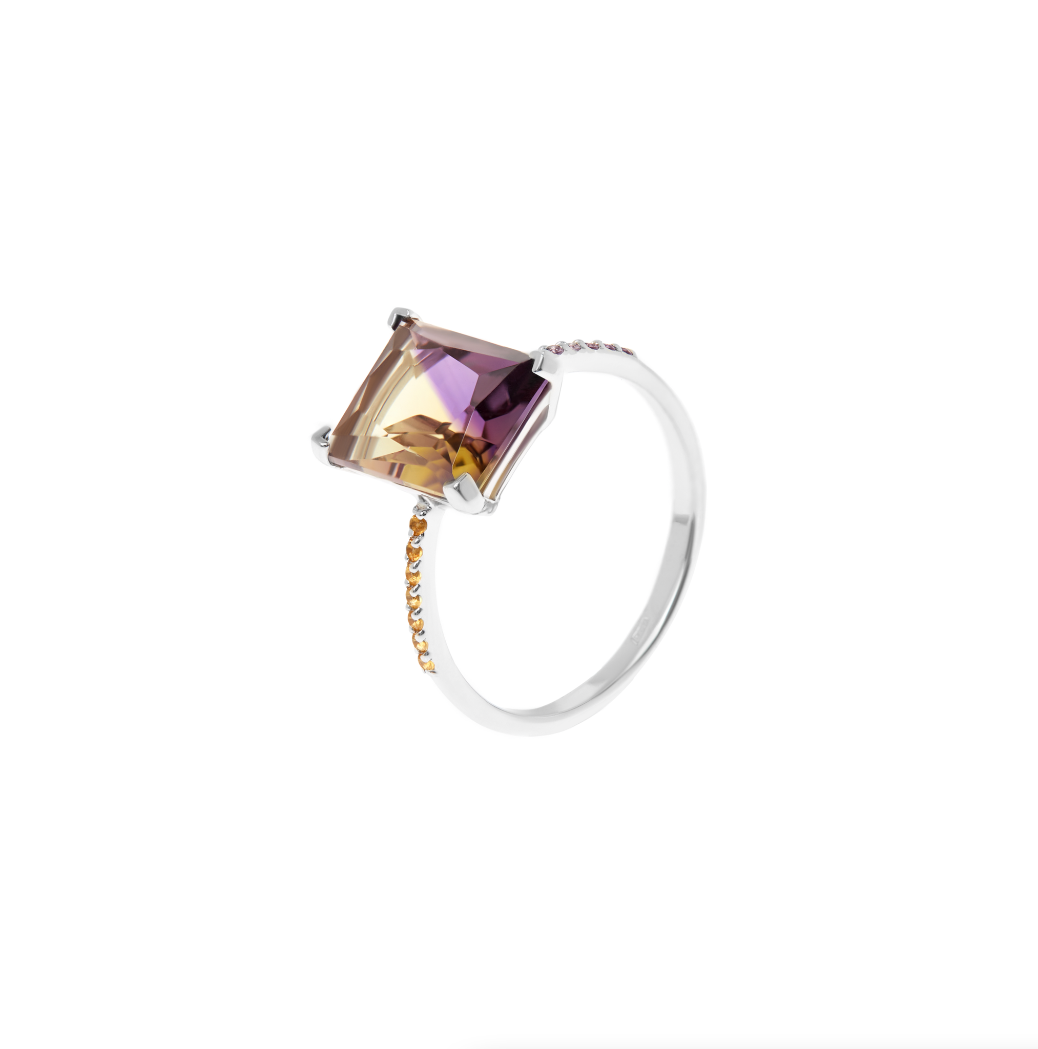 SECRETS Кольцо Baguette Ametrine Ring secrets baguette green amethyst ring