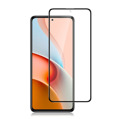 Стекло с вырезом под камеру и c олеофобным покрытием для Xiaomi Redmi Note 10, 10s и Poco M4 Pro 4G, Veason