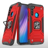 Противоударный чехол Strong Armour Case с кольцом для Xiaomi Redmi Note 8 (Красный)