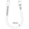 Ideal Standard BF150AA Шланг для душа 1500 мм хром Ideal Standard (Герм.) (302358)