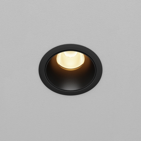 Встраиваемый светодиодный светильник Maytoni Dip DL115-10W-2.7K-B