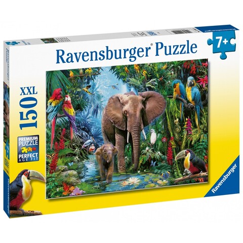 Puzzle Elephants at the oasis 150 pcs