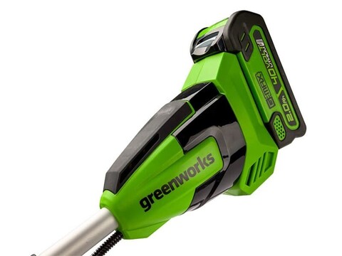 Триммер Greenworks GD40BCB, 40v, 40 см, без АКБ и ЗУ (аккумуляторный, нож)