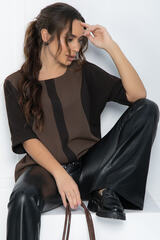 Блуза Санторини (шоколад) Б11999 LT Collection