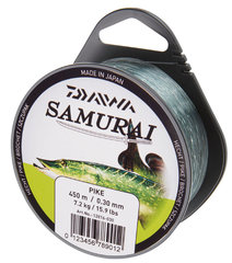 Рыболовная леска Daiwa Samurai Pike 450м 0,30мм (7,2кг) светло-оливковая