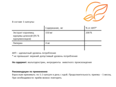 Curcumin Piperine (Куркумин Пиперин)