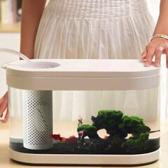 Акваферма Xiaomi Geometry Fish Tank Aquaponics Ecosystem C180 Standart Set (белый)