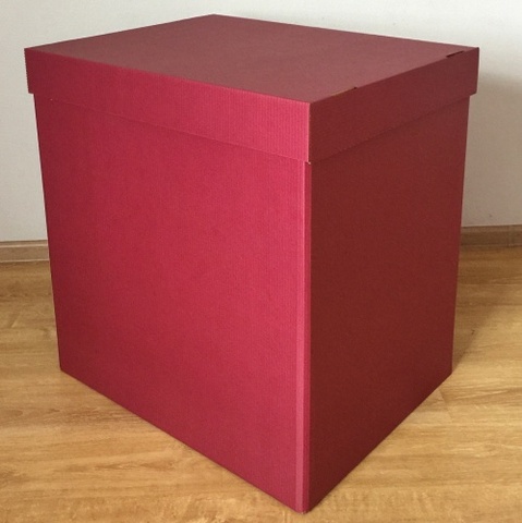 Коробка для шаров 60х76х80см БОРДОВАЯ
