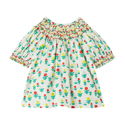 Блуза Stella McCartney Kids White Flowers