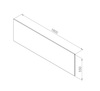 Am.Pm W52A-180-080W-P Inspire V2.0 панель фронтальная для ванны. 180х80 см. шт