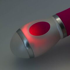 Ярко-розовый вибратор-язык Tongue Lick - 16,5 см. - 