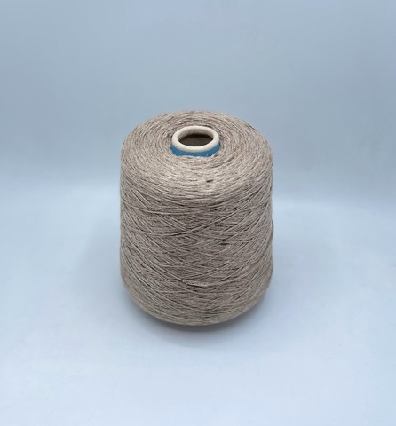 Sessia (пр.Италия),art-Nancy, 380м/100гр. 77% Лен, 23% Хлопок, цвет- Светло-бежевый,неоднотонный, арт.28491