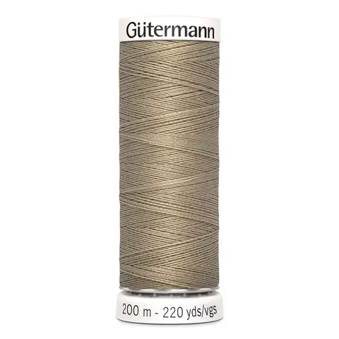 Нить Sew-All 200 м, Gutermann, 263 бежево-оливковый