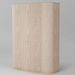 Шкаф для одежды двухдверный Эклипс (беленый дуб), 146x210x60 см